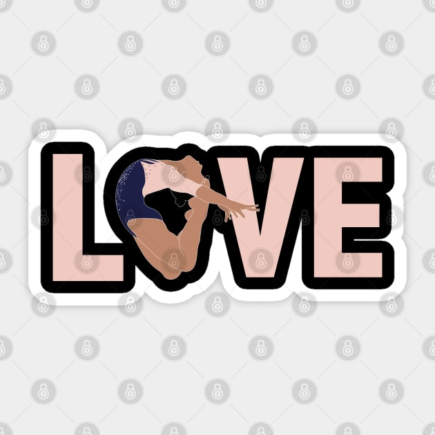 LOVE  - Gymnastics Sticker by FlexiblePeople